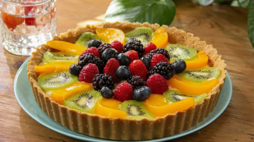 Tarta Arcoíris, fresca y deliciosa, súper liviana