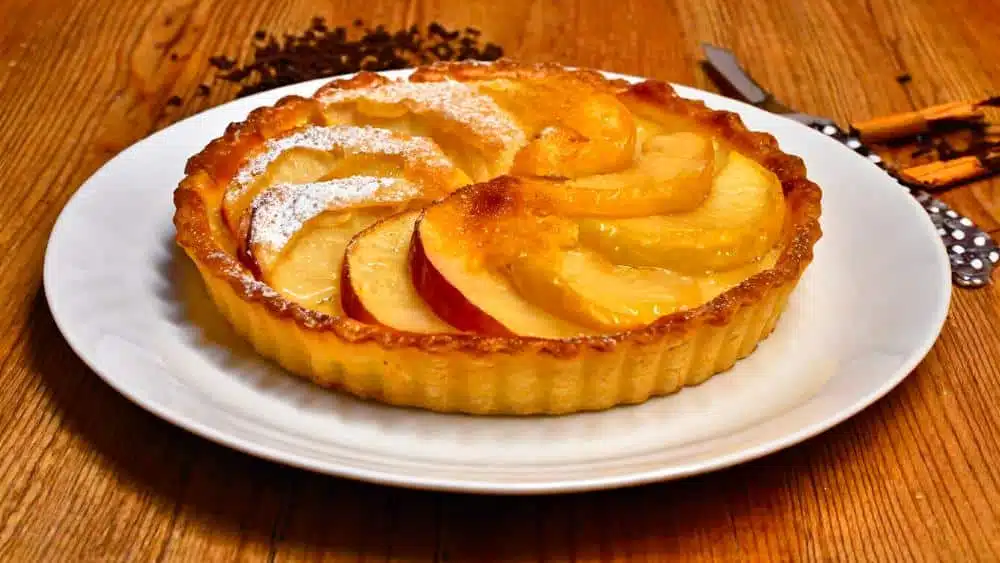 Tarta de Manzana para compartir unos mates